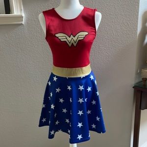 Wonder Woman Party Dress Halloween Costume likenew